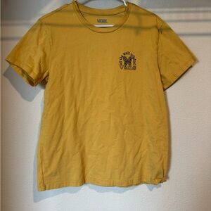 Vans Women's Yellow Graphic T-Shirt